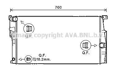 Радіатор охолодження двигуна BMW 3 (F30) (12-18) 8AT AVA AVA COOLING BW 2453
