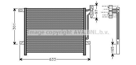 Конденсор кондиционера BMW 3 E46/E83 98-05 (AVA) AVA COOLING BW 5203