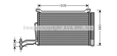Конденсатор, система кондиціонування повітря AVA COOLING BW5264D