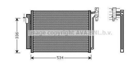 Конденсатор, система кондиціонування повітря AVA COOLING BW5281D