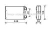AVA MINI Радіатор опалення MINI (R50, R53, R52) AVA COOLING BW6426 (фото 1)