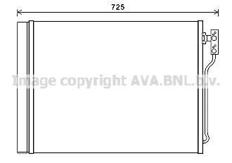 Радіатор кондиціонера BMW 5F10 1,6i 2,0i 11> AVA AVA COOLING BWA 5435D