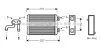Теплообмінник, система опалення салону AVA COOLING BWA6257 (фото 1)