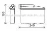 Теплообмінник, система опалення салону AVA COOLING BWA 6541 (фото 1)