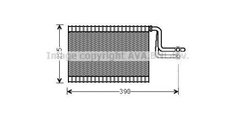 Випарник, система кондиціонування повітря AVA COOLING BWV365