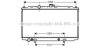AVA NISSAN Радіатор системи охолодження двигуна PRIMERA 2.0 02- AVA COOLING DN 2223 (фото 1)