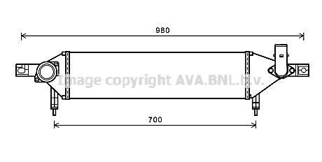 Інтеркулер AVA COOLING DN4409