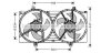 Вентилятор радиатора NISSAN ALMERA/PRIMERA 00- AVA COOLING DN7528 (фото 1)