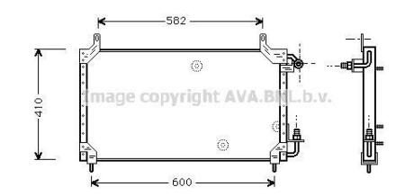 Радіатор кодиціонера AVA COOLING DW 5006