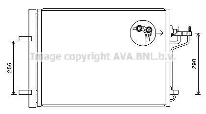 Конденсатор, система кондиціонування повітря AVA COOLING FD5488D