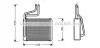 Радіатор обігрівача салону Ford Mondeo (00-) AVA AVA COOLING FD6286 (фото 1)