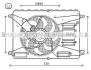 AVA FORD Вентилятор радіатора Galaxy, Kuga I, Mondeo IV, S-Max 1.6/2.0TDCi 06- AVA COOLING FD 7556 (фото 1)