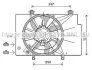 AVA FORD Вентилятор радіатора B-Max, Fiesta VI 1.25/1.6 08- AVA COOLING FD 7559 (фото 1)