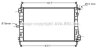 AVA FORD Радіатор охолодження MONDEO 2,0 TDCi 00-02 AVA COOLING FDA 2338 (фото 1)