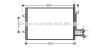 AVA FORD Радіатор кондиціонера (конденсатор) FIESTA 1.6 TDCI 04- AVA COOLING FDA5395 (фото 1)