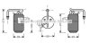 Осушувач кондицiонера (FD-TRAN 00-/Осушитель (±A) [OE. 1148935 / 1148792]) AVA COOLING FD D331 (фото 1)