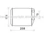 Теплообмінник, система опалення салону AVA COOLING FT 6416 (фото 1)