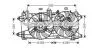 AVA FIAT Вентилятор радіатора Doblo 1.3d/1.9JTD 05- AVA COOLING FT7569 (фото 1)