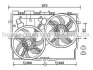 Вентилятор, система охолодження двигуна AVA COOLING FT 7583 (фото 1)
