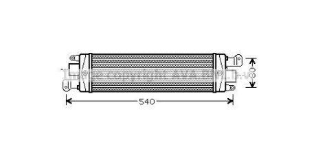 Охолоджувач наддувального повітря AVA COOLING FTA4337