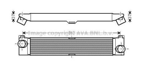 Інтеркулер AVA COOLING FTA 4353
