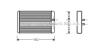 Радіатор обігрівача салону Citroen Jumper Fiat Ducato Peugeot Boxer 2,0d 2,2d 2,8d 02> AVA AVA COOLING FTA 6265 (фото 1)