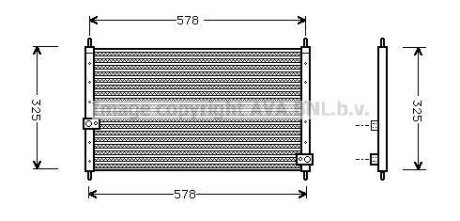 Конденсатор, система кондиціонування повітря AVA COOLING HD5062