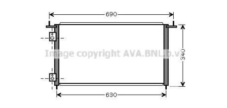 Конденсатор, система кондиціонування повітря AVA COOLING HD5210