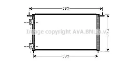 Конденсатор, система кондиціонування повітря AVA COOLING HD5210