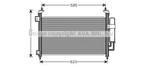 Конденсатор, система кондиціонування повітря AVA COOLING HD5213D