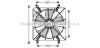 AVA HONDA Вентилятор радіатора CR-V 2.0 02- AVA COOLING HD7519 (фото 1)