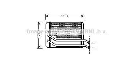 Радіатор обігрівача салону Hyundai Santa Fe (01-) AVA AVA COOLING HY 6118
