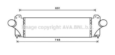 Интеркулер Daily VI 3.0 D 09/11 - (AVA) AVA COOLING IV4129