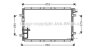 AVA KIA Радіатор кондиціонера (конденсатор) без осушувача Sorento I 02- AVA COOLING KA 5030 (фото 1)