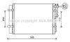 AVA HYUNDAI Радіатор кондиціонера (конденсатор) ix20 1.4, 1.6 10-, KIA AVA COOLING KA5198D (фото 1)
