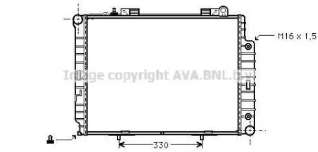 AVA DB Радіатор охолодження W210 2.9TD 96- AVA COOLING MS 2209