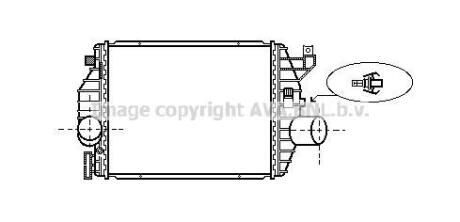 AVA DB Інтеркулер Vito 2.2CDI 99- AVA COOLING MS 4357