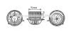 Вентилятор обігрівача салону MB A-class 169 04>12, B-class 245 05>11 AC+ AVA AVA COOLING MS8607 (фото 1)