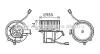 AVA Вентилятор салону W204, S204, C218, X218 AVA COOLING MS8628 (фото 1)