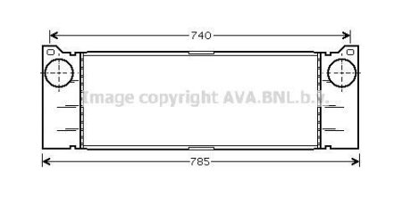Iнтеркулер MERCEDES VITO (AVA) AVA COOLING MSA 4371
