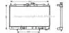 AVA MITSUBISHI Радіатор охолодження двиг. GALANT VIII 2.0 96- 2.4 99-, 2.5 96- AVA COOLING MT 2123 (фото 1)