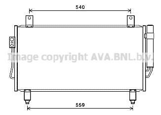 Радіатор кондиціонера MITSUBISHI OUTLANDER 12-(AVA) AVA COOLING MT 5252D