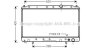 Радіатор двигуна AVA COOLING MTA2082 (фото 1)