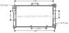 AVA MAZDA радіатор охолодження Mazda 323 F V 1.5/1.8 94- AVA COOLING MZ 2101 (фото 1)