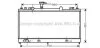 AVA MAZDA Радіатор охолодження Mazda 6 1.8/2.3 02- AVA COOLING MZ 2162 (фото 1)