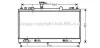 AVA MAZDA Радіатор системи охолодження двигуна 6 1.8, 2.0, 2.3 02- AVA COOLING MZ2163 (фото 1)