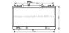 Радіатор охолодження двигуна Mazda 6 (02-07) 2,0d 2,3i MT AVA AVA COOLING MZ 2164 (фото 1)