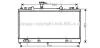 Радіатор охолодження двигуна Mazda 6 (02-07) 2,0d 2,3i MT AVA AVA COOLING MZ 2164 (фото 1)
