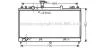 Радіатор охолодження двигуна Mazda 6 (02-07) 1,8i 2,0i 2,3i 6MT AVA AVA COOLING MZ2224 (фото 1)