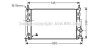 AVA MAZDA Радіатор системи охолодження двигуна 3 2.2 MZR CD 09- AVA COOLING MZ2246 (фото 1)